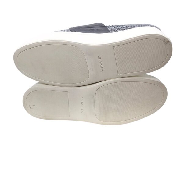 Vince Ward Gray NWOB Platform Slip On Loafers Sneakers 40 10 Knit Stretch - Picture 9 of 9